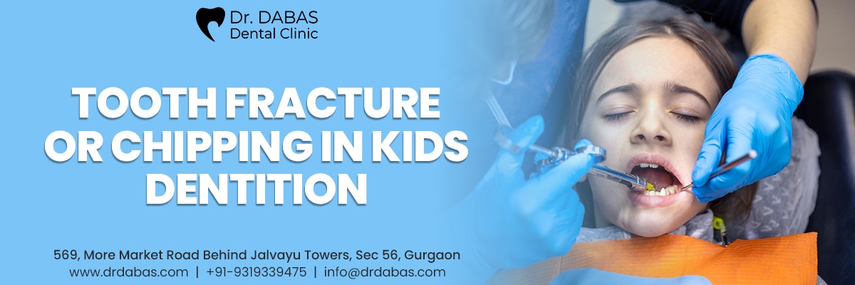 Tooth fracture or chipping in kids dentition
